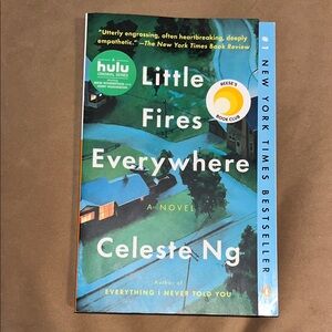 Little Fires Everywhere by Celeste Ng soft cover book club once